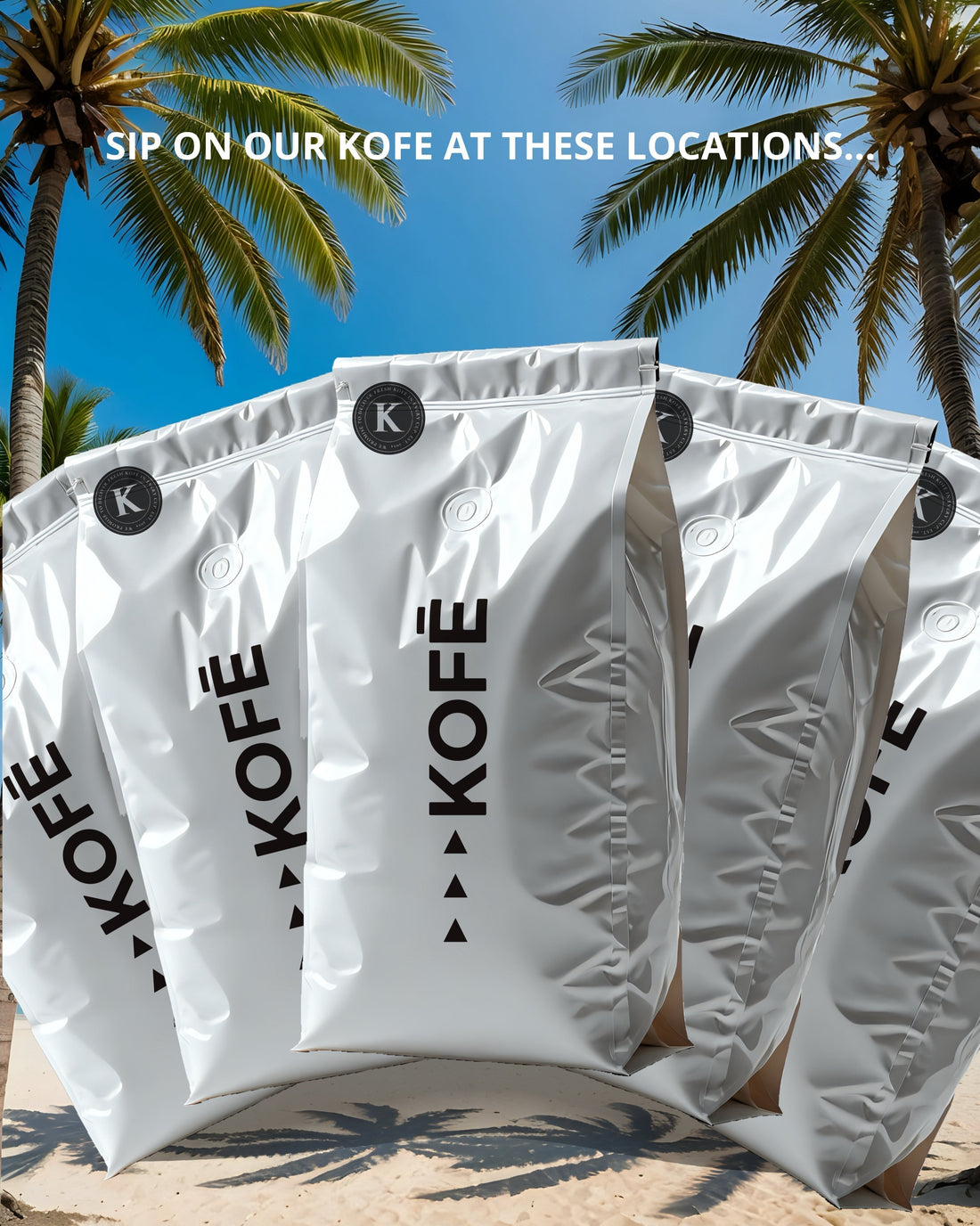 Kofē Bags with that Island Vibe!
